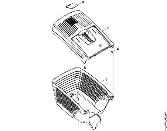 MB MB 460 E - Grasfangkorb der Marke Viking