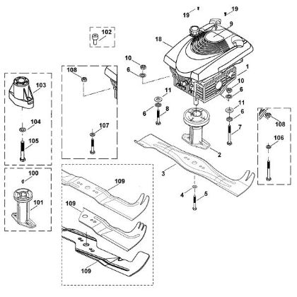 Bild von D - Motor, Messer MB 500