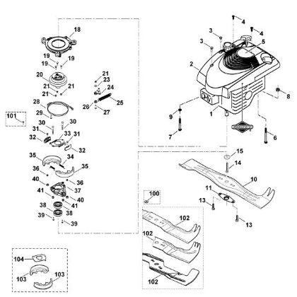 Bild von E - Motor, Messer MB 505 BS