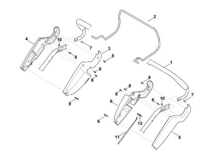 Bild von A - Lenker Oberteil MB 545.0