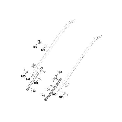 Bild von B1 - Lenker Unterteil MB 545.0