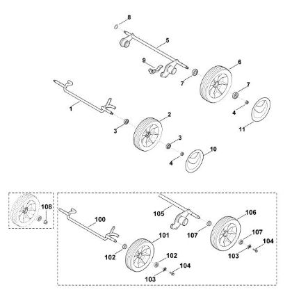 Bild von E - Fahrwerk MB 545.0