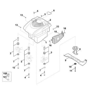 Bild von F - Motor, Messer MB 545.0