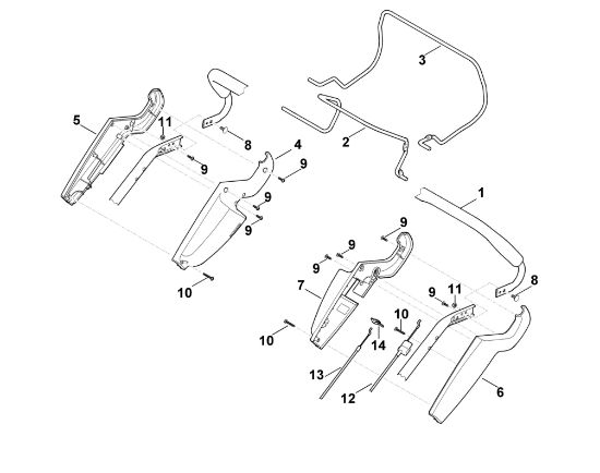 Bild von A - Lenker Oberteil MB 545.0 T