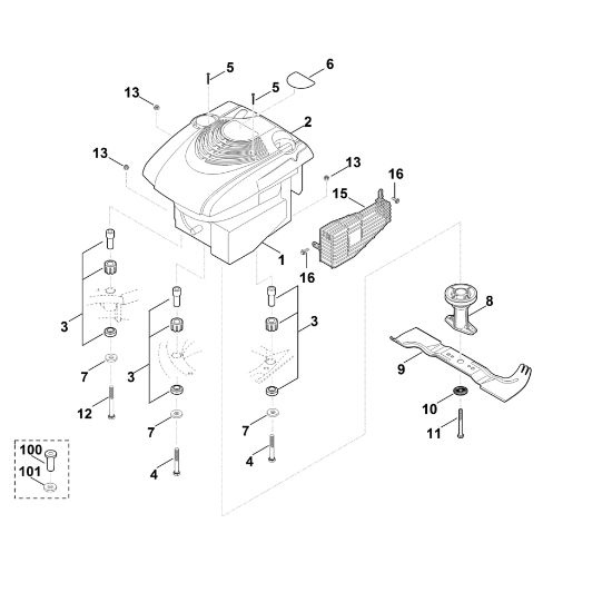 Bild von F - Motor, Messer MB 545.0 T