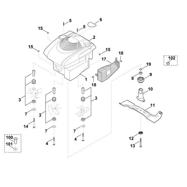 Bild von F - Motor, Messer MB 545.0 VE