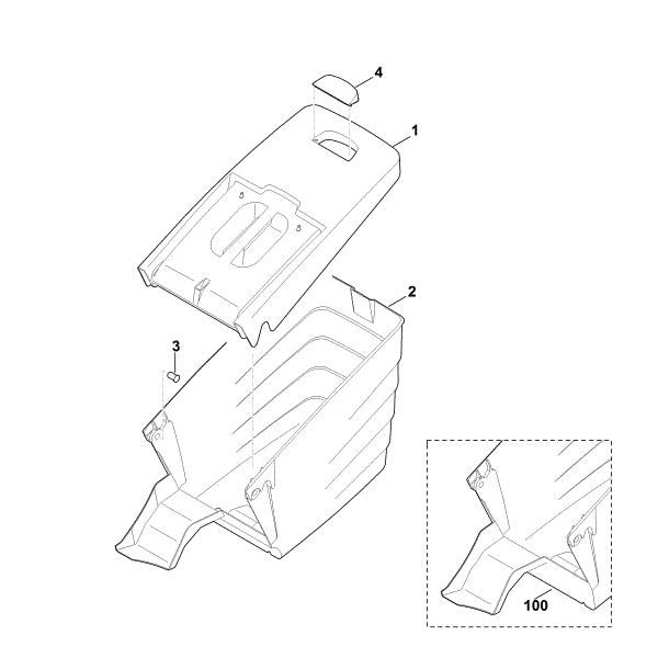Bild von G - Grasfangkorb MB 545.0 VE