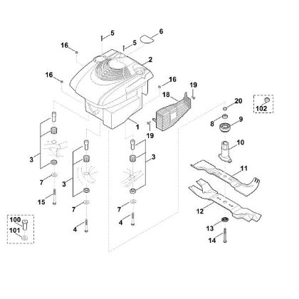Bild von F - Motor, Messer MB 545.0 VM