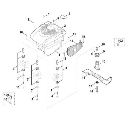 Bild von F - Motor, Messer MB 545.0 VR