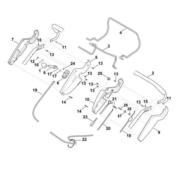 Bild von A - Lenker Oberteil MB 545.1 VE