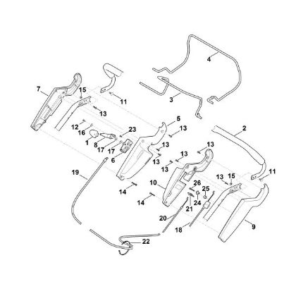 Bild von A - Lenker Oberteil MB 545.1 VM