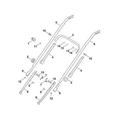 Bild von B - Lenker Unterteil MB 545.1 VM