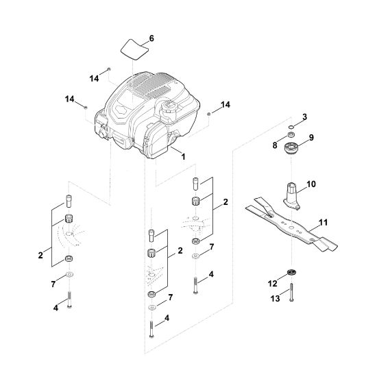 Bild von F - Motor, Messer MB 545.1 VM
