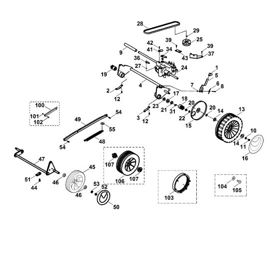 Bild von C - Fahrwerk MB 555 E