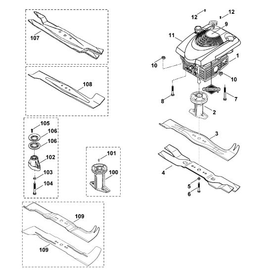 Bild von E - Motor, Messer MB 555 E