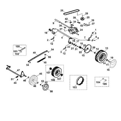 Bild von C - Fahrwerk MB 555 M