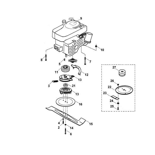 Bild von E1 - Motor, Messer MB 555 PRO