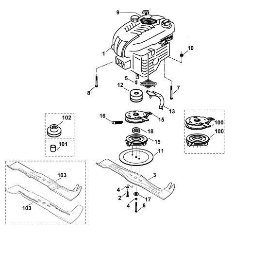 Bild von E - Motor, Messer MB 555 S