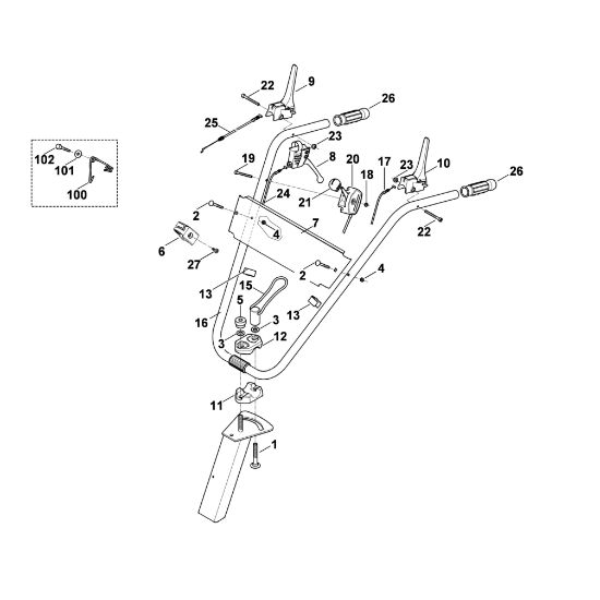 Bild von A - Lenker MB 6 RH
