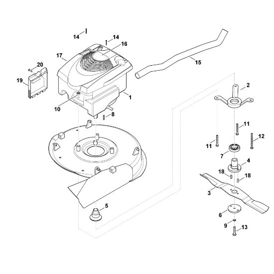 Bild von D - Motor, Messer MB 6 RH