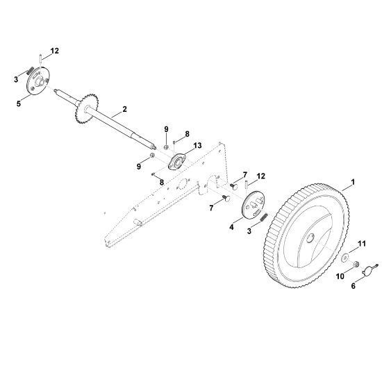 Bild von F - Räder hinten MB 6.1 RH