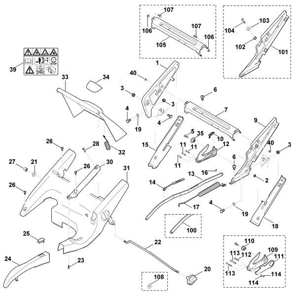 Bild von C - Rahmen, Höhenverstellung MB 650.0 OS