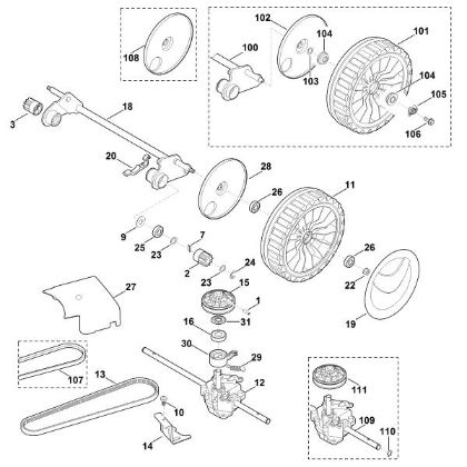 Bild von E - Hinterachse, Getriebe MB 650.0 OS