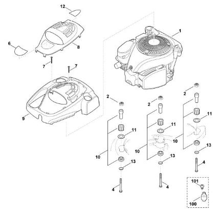 Bild von F - Motor MB 650.0 OS
