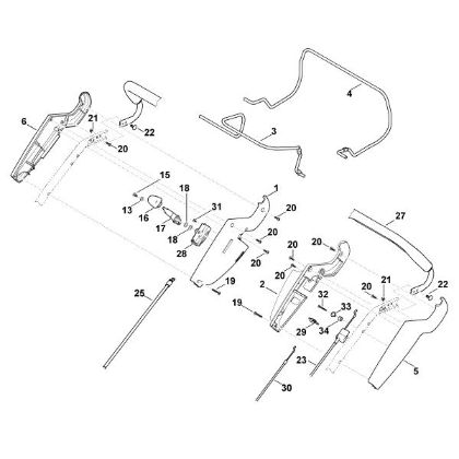 Bild von A - Lenker Oberteil MB 650.0 V