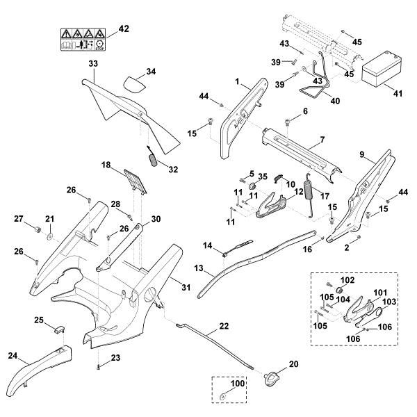 Bild von C - Rahmen, Höhenverstellung MB 650.0 VE