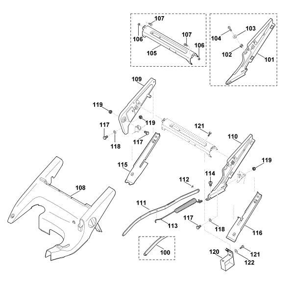 Bild von C1 - Rahmen, Höhenverstellung MB 650.0 VE