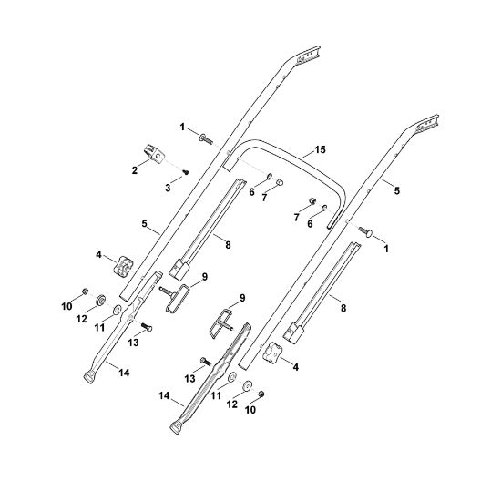 Bild von B - Lenker Unterteil MB 650.0 VQ