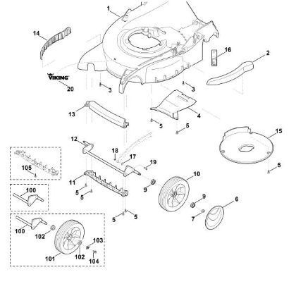 Bild von D - Gehäuse, Vorderachse MB 650.0 VQ