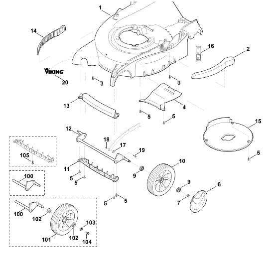 Bild von D - Gehäuse, Vorderachse MB 650.0 VQ