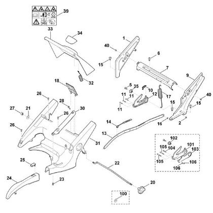 Bild von C - Rahmen, Höhenverstellung MB 650.0 VS