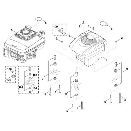 Bild von F - Motor MB 650.0 VS