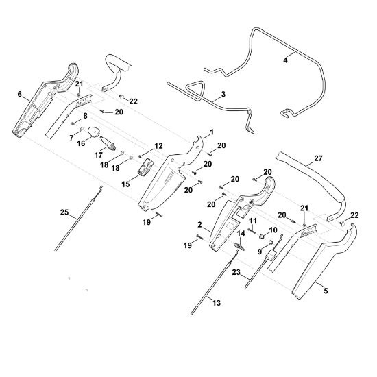 Bild von A - Lenker Oberteil MB 650.1 V