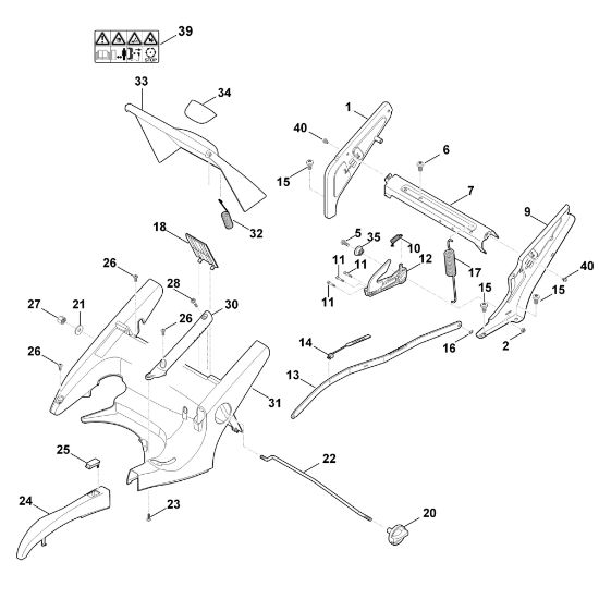 Bild von C - Rahmen, Höhenverstellung MB 650.1 V