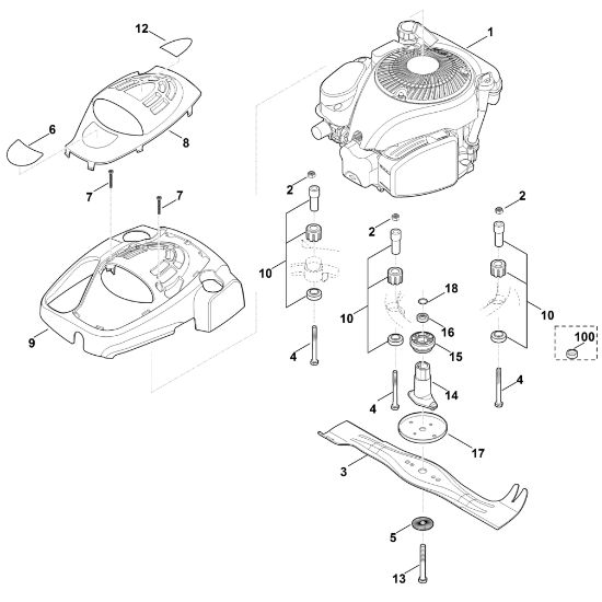 Bild von F - Motor, Messer MB 650.1 V