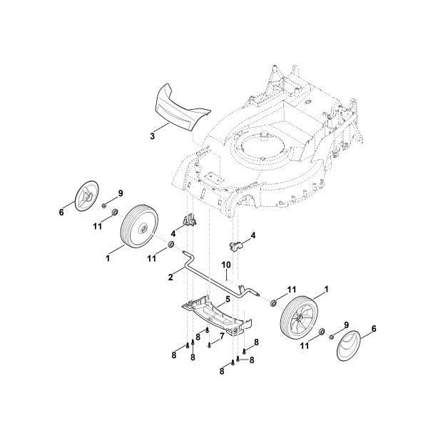 Bild von D - Vorderachse, Abdeckung MB 650.3 T