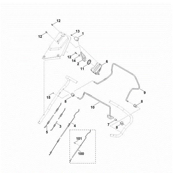 Bild von A - Lenker Oberteil MB 650.3 V