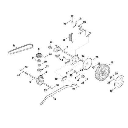 Bild von E - Hinterachse, Getriebe MB 650.3 VS