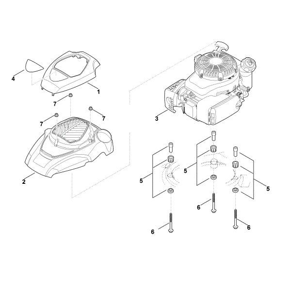 Bild von F - Motor MB 650.3 VS