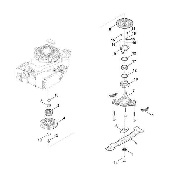 Bild von G - Messer, Messerkupplung MB 650.3 VS