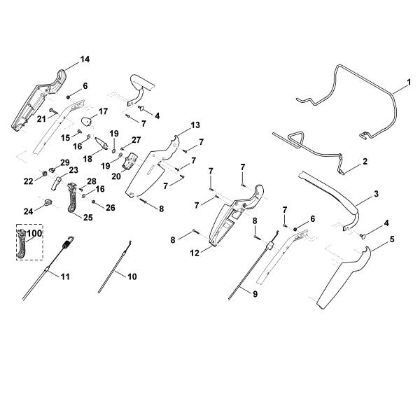 Bild von A - Lenker Oberteil MB 655.0 GQ