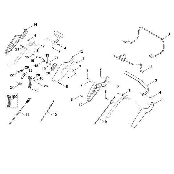 Bild von A - Lenker Oberteil MB 655.0 GQ