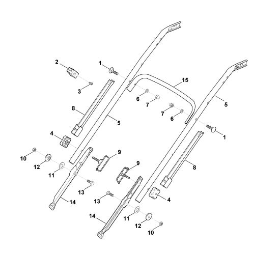 Bild von C - Lenker Unterteil MB 655.0 GS MB 655.0 GS