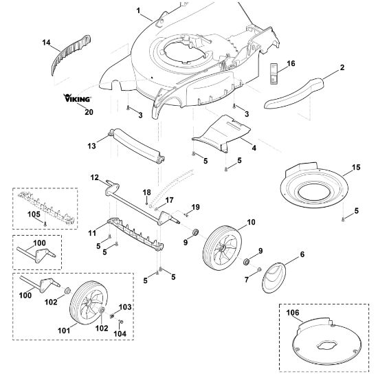 Bild von E - Gehäuse, Vorderachse MB 655.0 GS