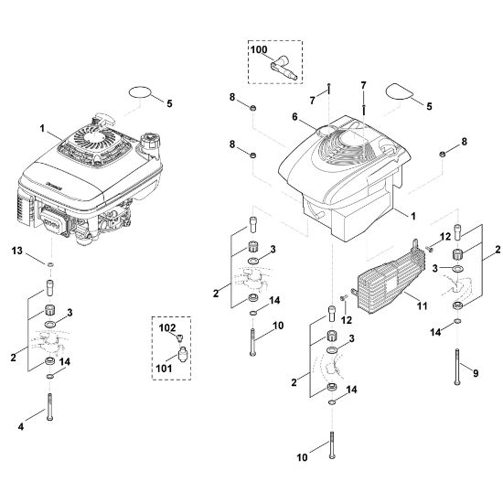 Bild von H - Motor MB 655.0 GS