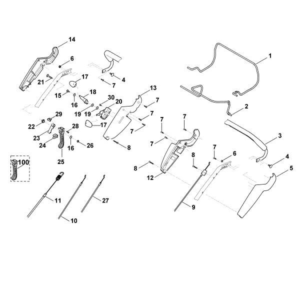 Bild von A - Lenker Oberteil MB 655.0 KS